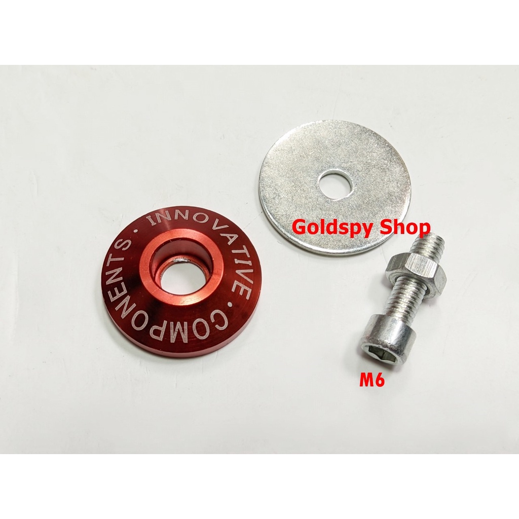 ( 1 cái ) Nút bịt chân gương xe máy SH, SH Mode, Lead, Liberty... - ốc chân kiếng SH nhôm CNC INNOVATIVE
