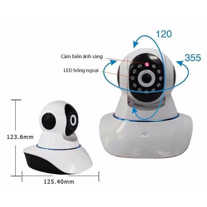 Camera wifi Yoosee chuẩn 3 râu 11 LED Full HD - Hàng chính hãng