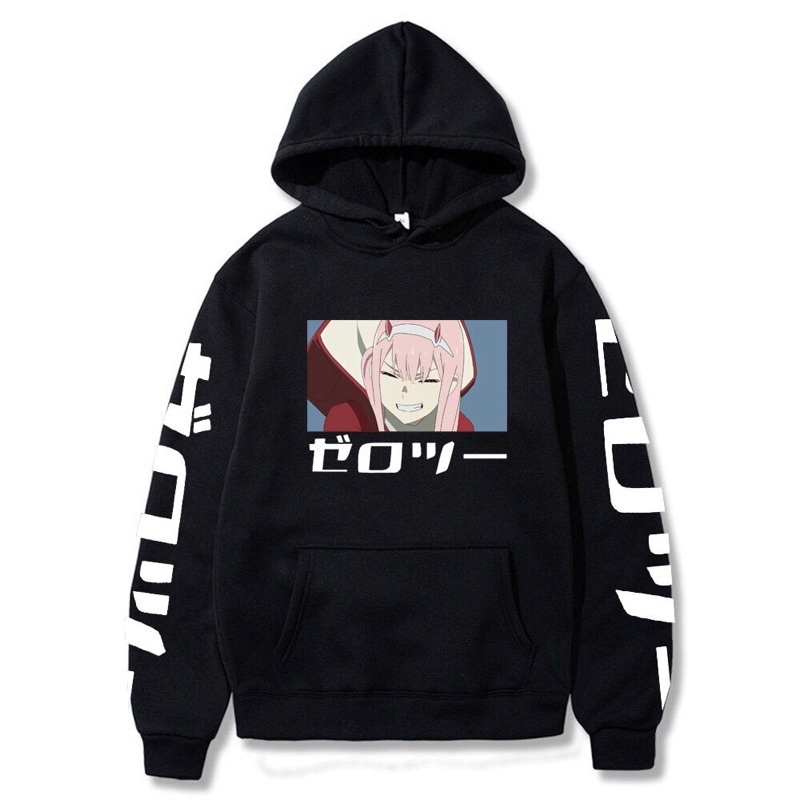 Áo hoodie in hình anime Darling In The Franxx Kawaii Zero Two nam nữ đủ size