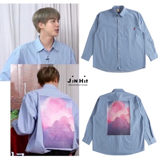 Áo sơ mi jin bts in hình trong run bts
