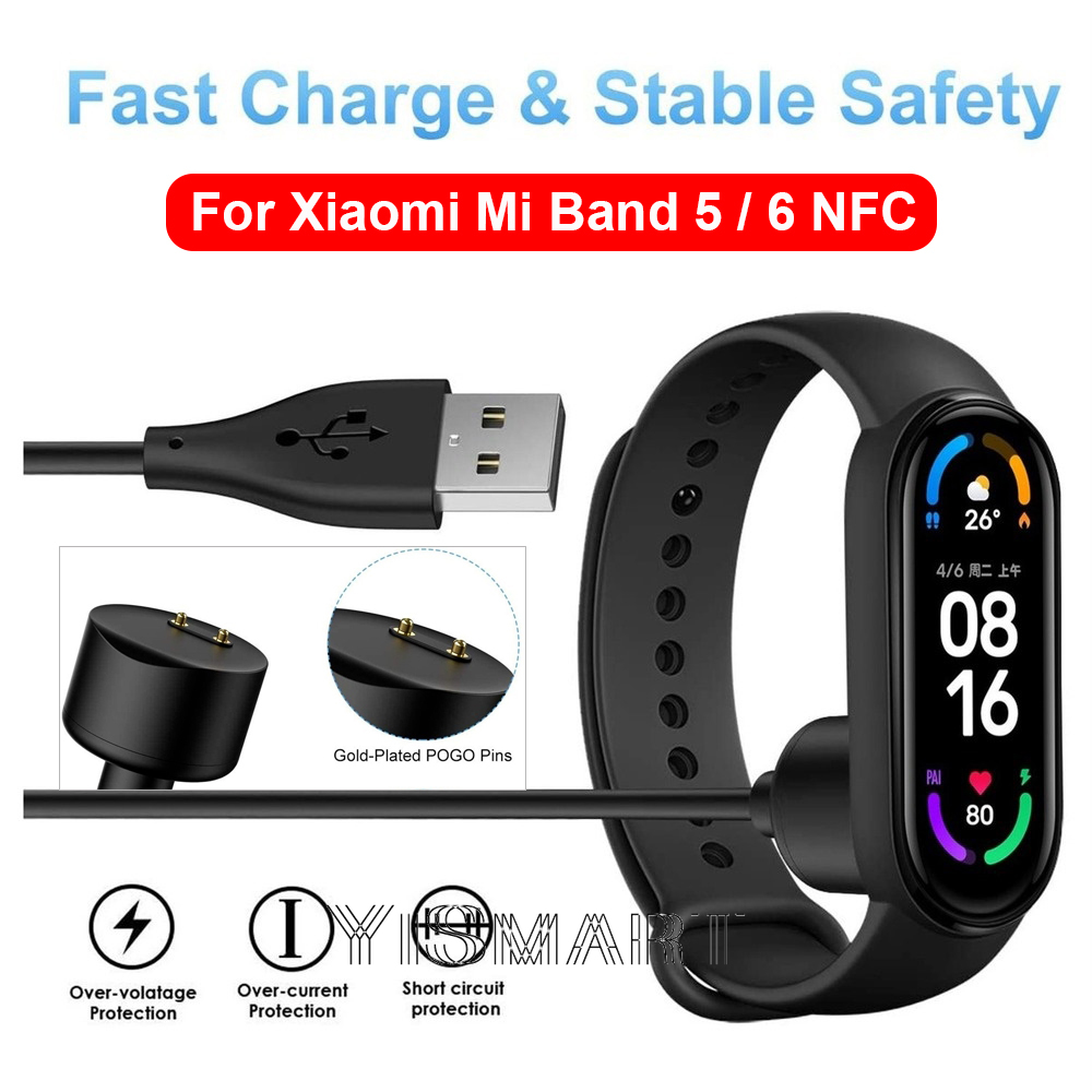 Cáp sạc usb cho đồng hồ thông minh Xiaomi Mi Band 5 6 Mi band 5 6 Nfc
