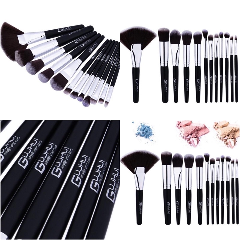🎁 Bộ Cọ trang điểm 12 cây mầu đen💋