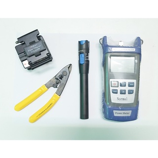 Combo dao cắt sợi quang clv-100e, kìm tuốt quang cfs-3, máy đo công suất, bút soi
