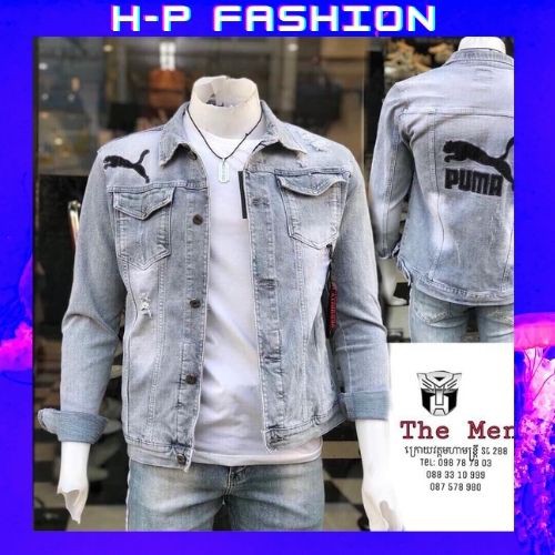 Áo Khoác Jean Nam Co Giãn 🔵 𝐅𝐑𝐄𝐄 𝐒𝐇𝐈𝐏 🔵 Áo Bò Nam Đẹp Co Giãn Hàng Quảng Châu Thời Trang Hpfashion - Akjn02