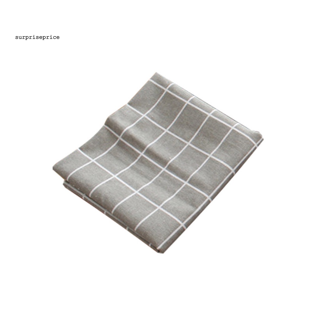 Khăn Trải Bàn Ăn Vải Cotton Lanh Đơn Giản 40x60cm Trang Trí Bàn Ăn