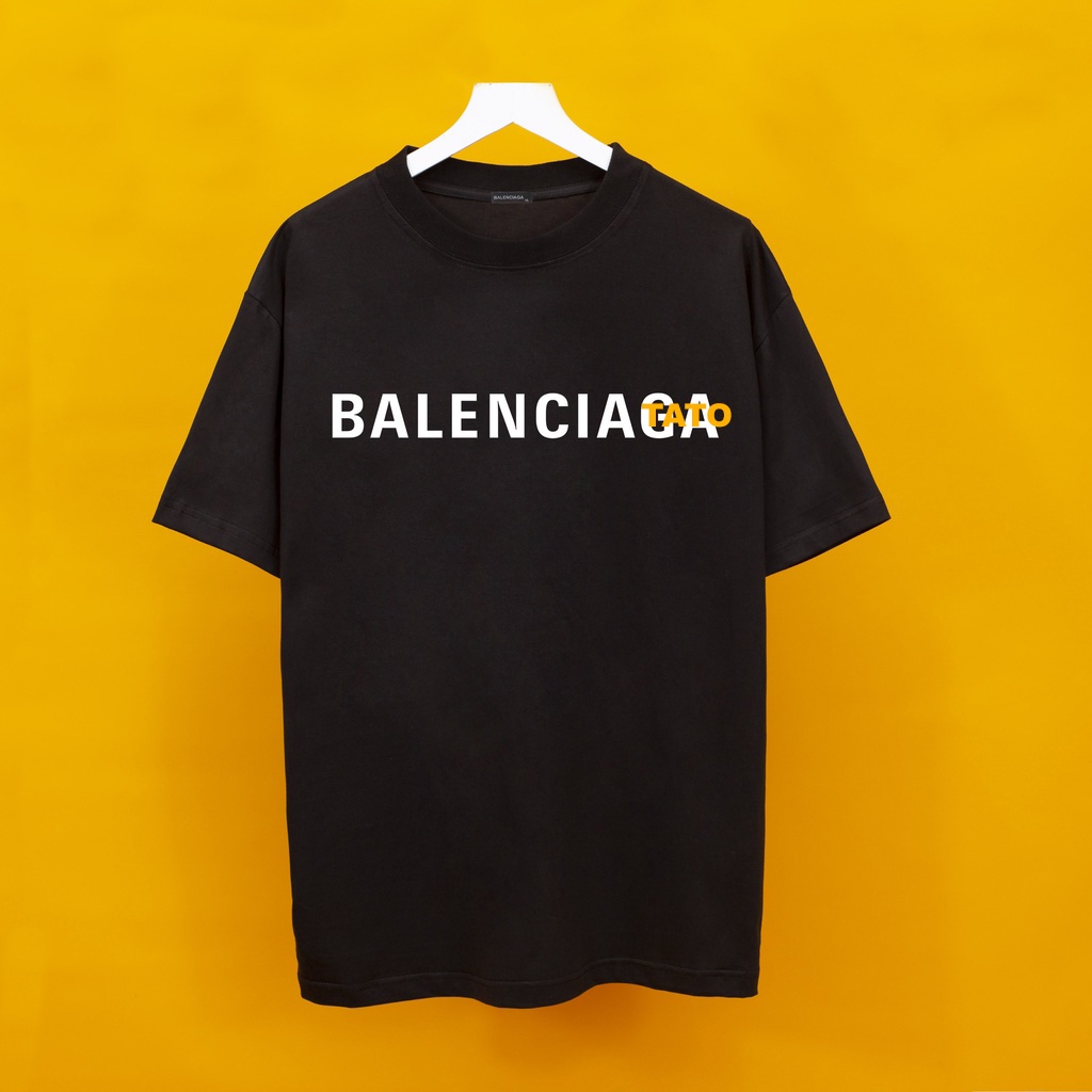 Áo thun tay lỡ in chữ BALEN , Áo thun unisex nam nữ from rộng oversize chất liệu cotton