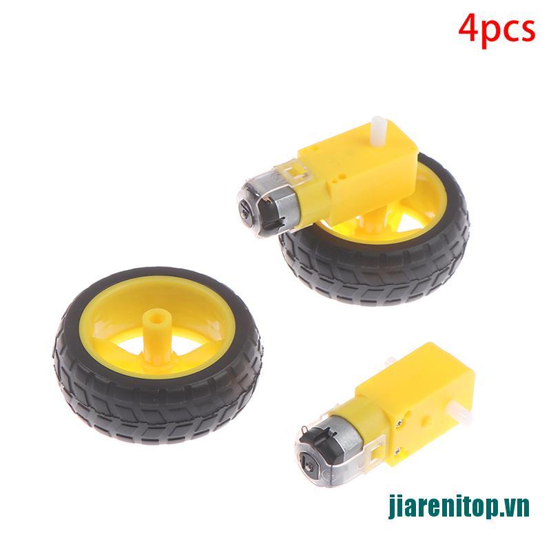 Động Cơ 2 Xtt + 2 Bánh Răng Cho Robot Thông Minh Arduino