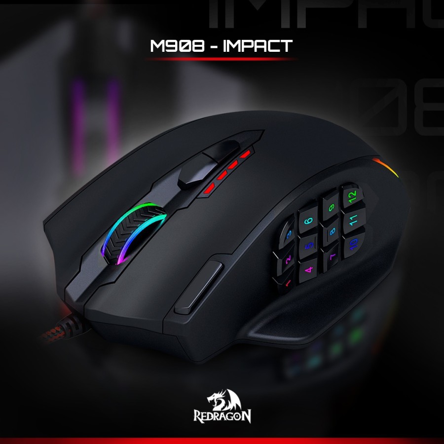 Chuột Gaming Redragon M908 Có Dây