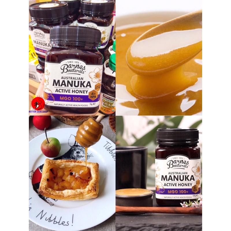 Mật ong Manuka Barnes Natural MGO 100