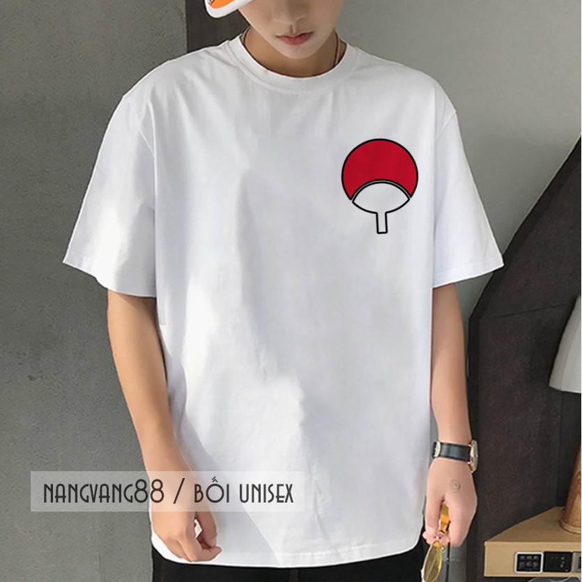Áo Thun Tay Lỡ Nam Nữ Gia Tộc UCHIHA Bối Unisex