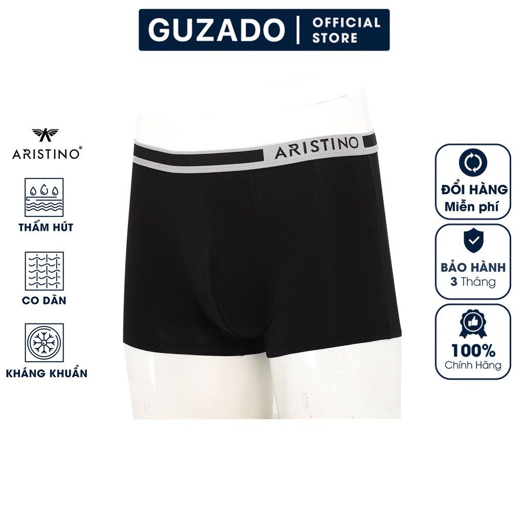 Quần boxer nam Aristino kháng khuẩn cực tốt, co giãn 4 chiều ABX1603