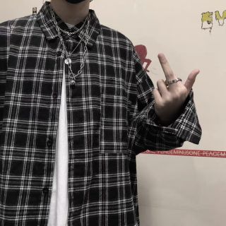 [ ORDER TAOBAO]  Áo Sơ Mi Kẻ Caro Nam Hàng Qc