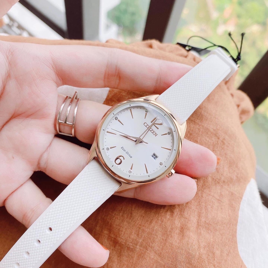 Đồng Hồ Nữ CITIZEN Lady Watch Eco-drive FE6103-00A Chính Hãng Tặng Dây Da Cao Cấp