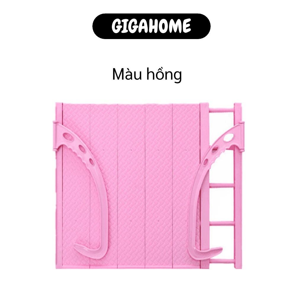 Giàn Phơi Đồ GIGAHOME Giá Phơi Quần Áo Treo Ban Công, Lan Can, Cửa Sổ Gấp Gọn Tiện Lợi 8281