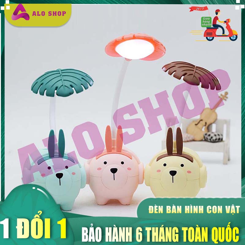 Đèn led học để bàn chống cận tích điện hình con vật ngộ nghĩnh AloShop, siêu sáng, siêu cute.