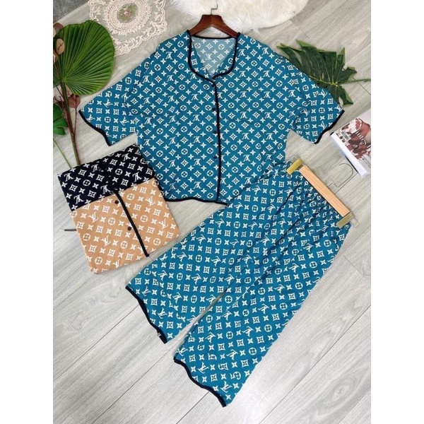 sét lụa dài pizama