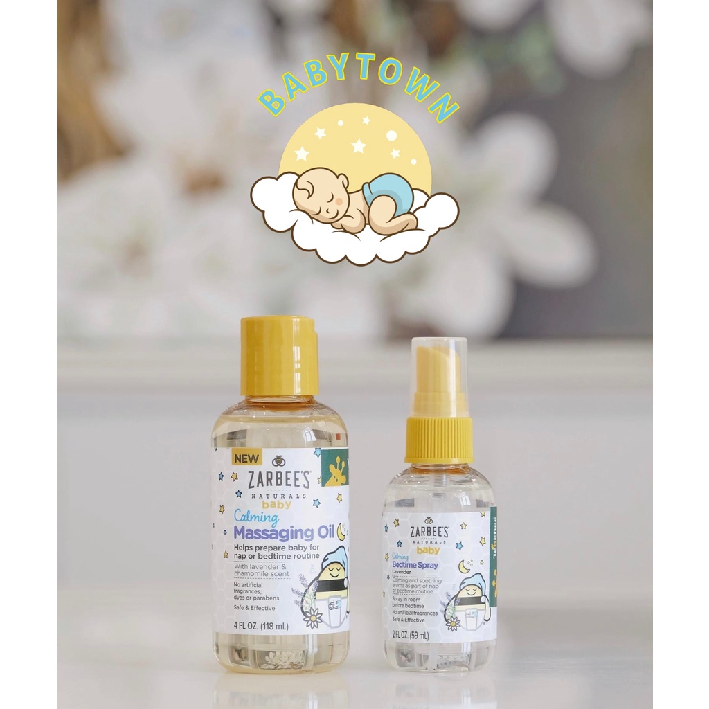 Dầu massage Zarbee's Baby Calming Massaging Oil