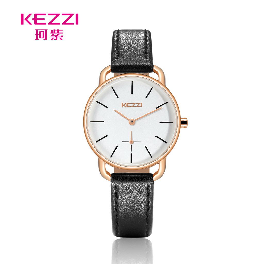 ĐỒNG HỒ NỮ KEZZI 1675 DÂY DA CAO CẤP, THIẾT KẾ SANG TRỌNG Bán lẻ giá sỉ