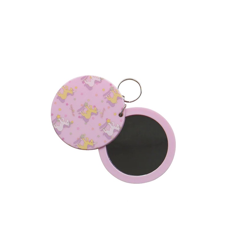 Daiso Móc Khoá Key Holder (Mirror Circle Unicorn)