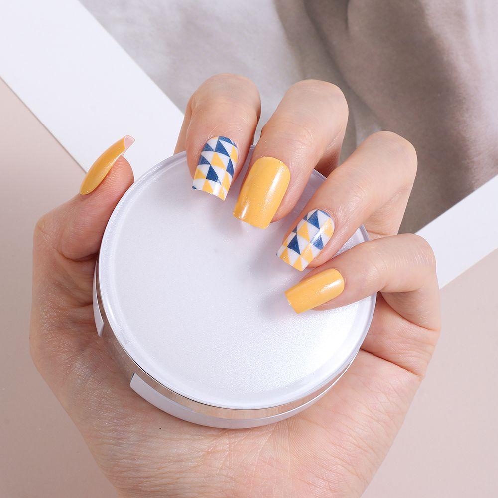 Bộ Móng Tay Giả Đầu Tròn Che Phủ Toàn Diện