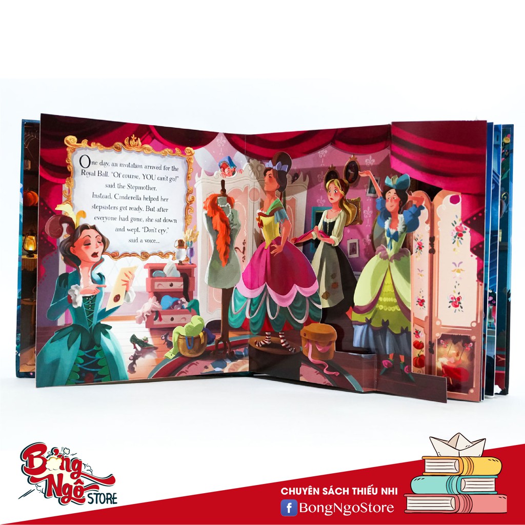 SÁCH POP UP CINDERELLA – SÁCH TIẾNG ANH CHO BÉ | BigBuy360 - bigbuy360.vn