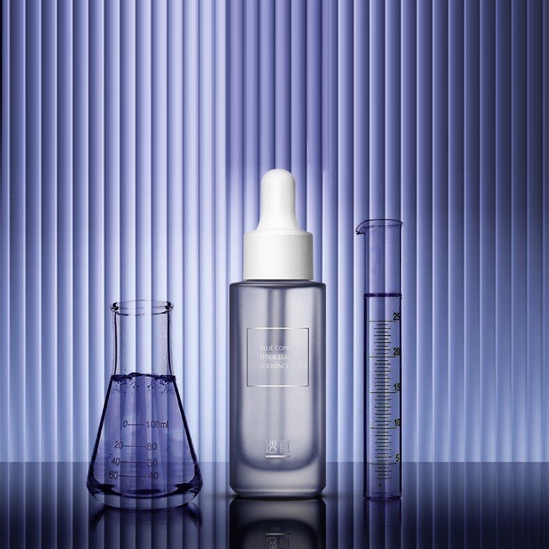 [LUCENBASE] Tinh chất Blue Copper Peptide Essence chống lão hóa dưỡng ẩm giảm viêm phục hồi da căng mịn 30ml