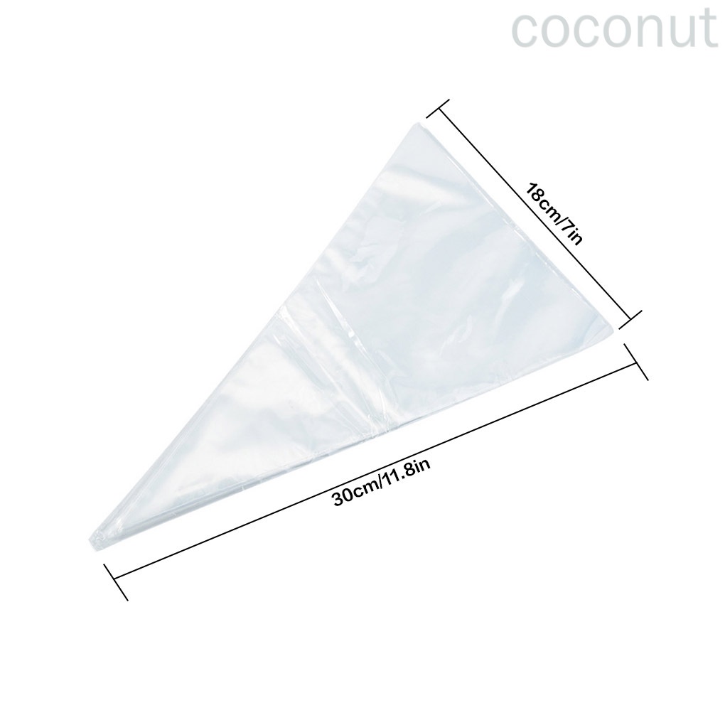 10 Túi bắt bông kem trang trí bánh dùng một lần tiện dụng