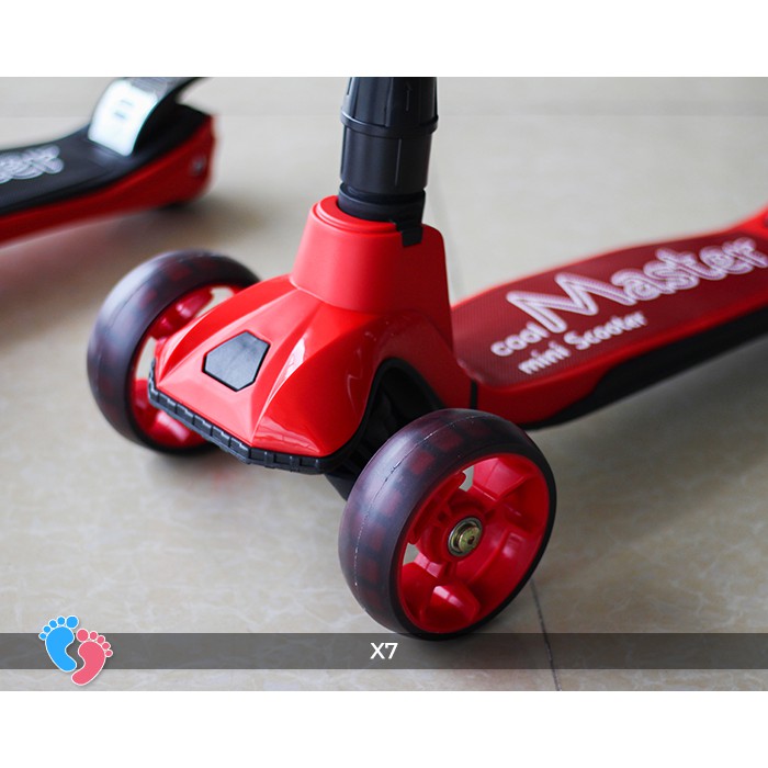 Xe trượt scooter 3 bánh trẻ em Broller BABY PLAZA X7