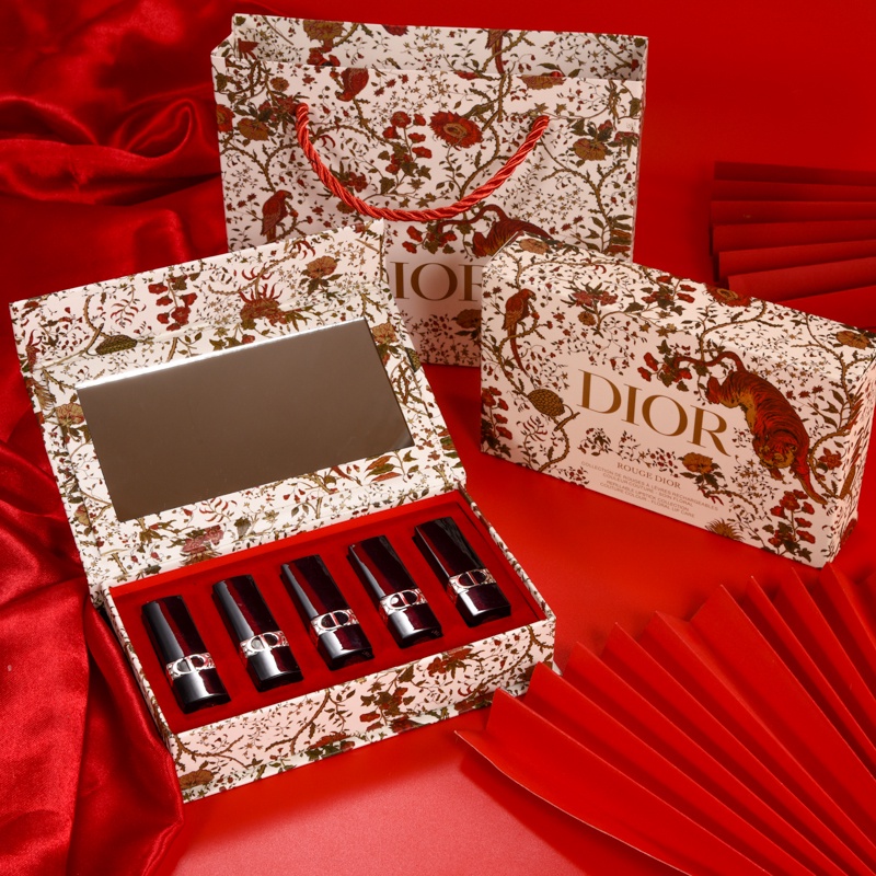 Set 5 Son Môi Dior 1.5g*5 Màu Nhung Vàng Kim Phiên Bản Giới Hạn