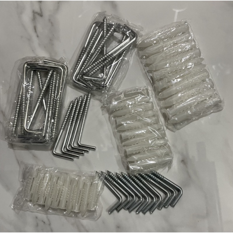 Móc màn chữ L kèm nở