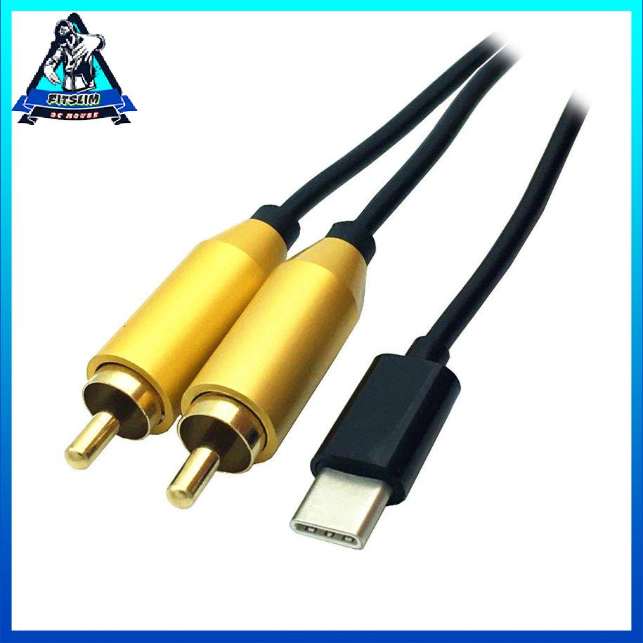 Dual Rca Male To Type-C Usb C Tín hiệu Video Av Cáp âm thanh Dây đầu nối [8/19]