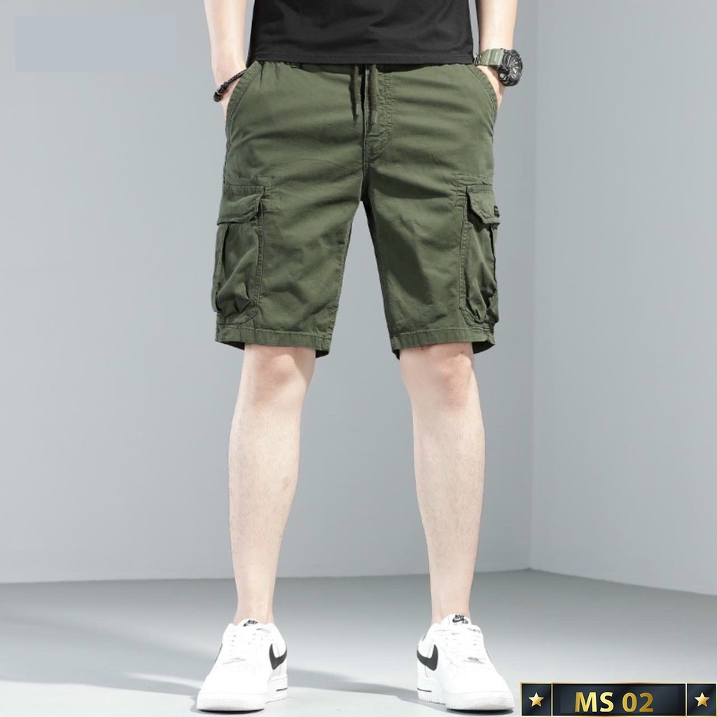 Quần short kaki nam túi hộp thời trang cao cấp Tô Tồ Shop, quần đùi nam chất kaki co giãn  mẫu mới - QKK04