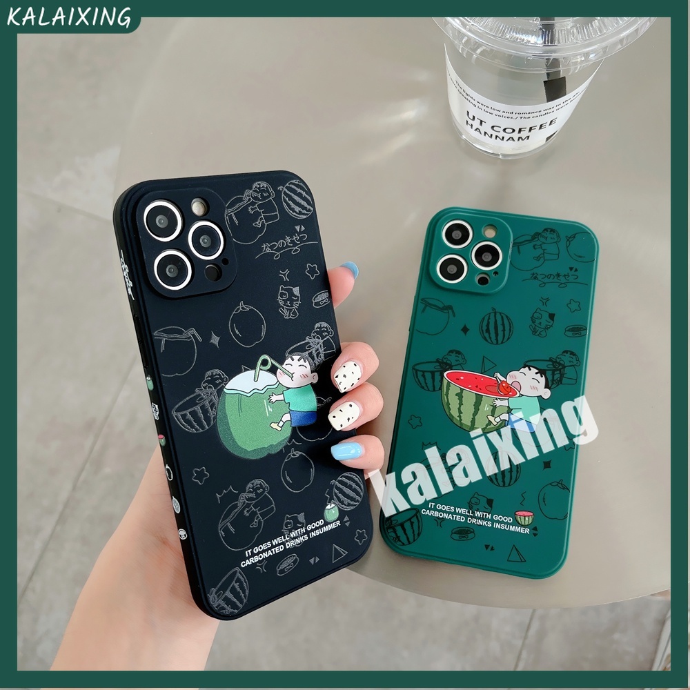 Ốp Điện Thoại Silicon Dẻo In Cậu Bé Bút Chì Shin iPhone 11 Pro Max 14 / 13 / 12 / X Xs Max Xr 13 Mini 12 Mini 7 Plus 8 Plus 6 Plus 6 6s 7 8