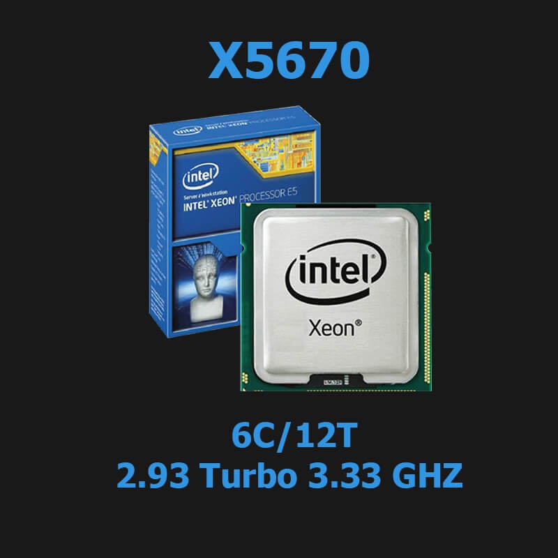 CPU intel Xeon X5675 (6 nhân - 12 luồng)
