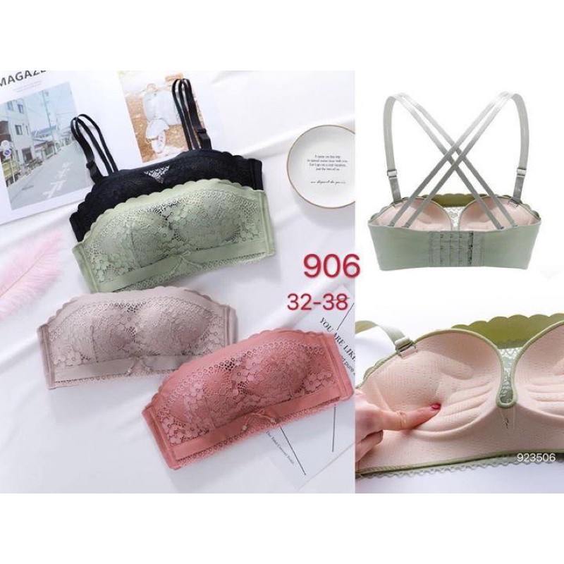 Áo lót cao cấp quả ngang chất ren mã 906