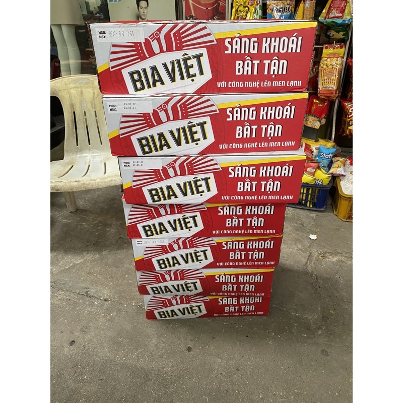 Thùng 12 Lon Bia Việt Cold Brew Lager