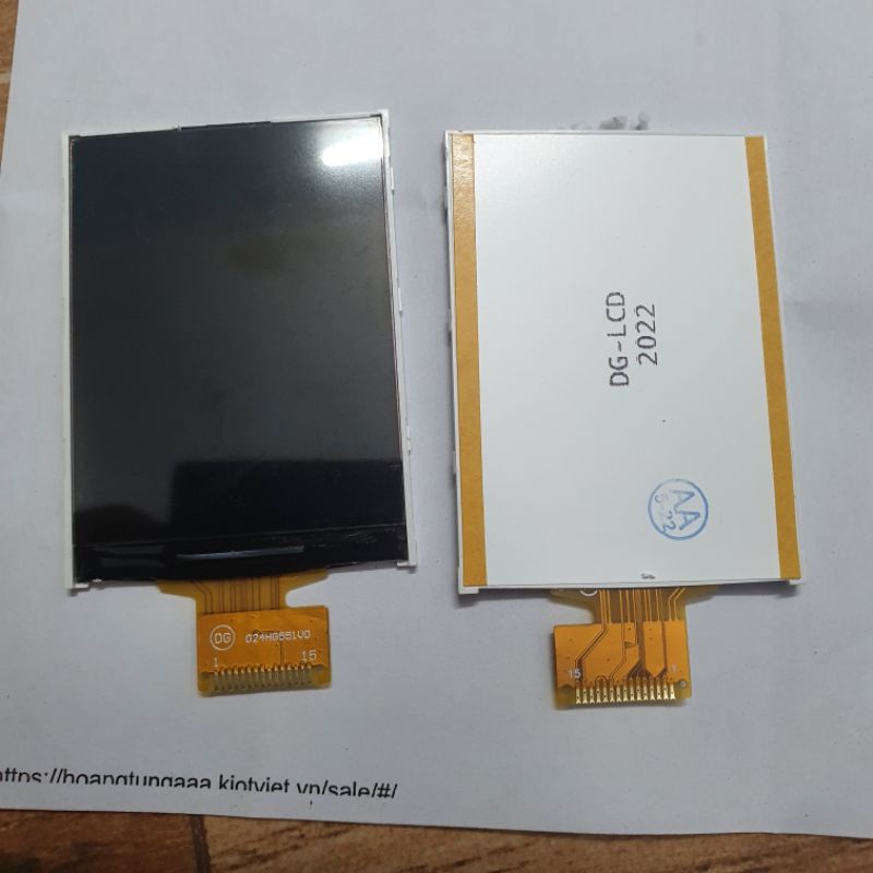 màn hình nokia 6300 4G 15 chân hàn(mả 024HG551V0) không bảo hành khi xi chì