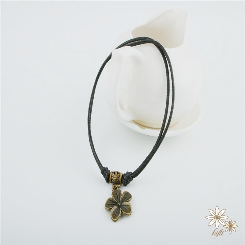 Vòng Đeo Chân Dệt Tay Màu Đỏ Đen Phong Cách Cổ Điển