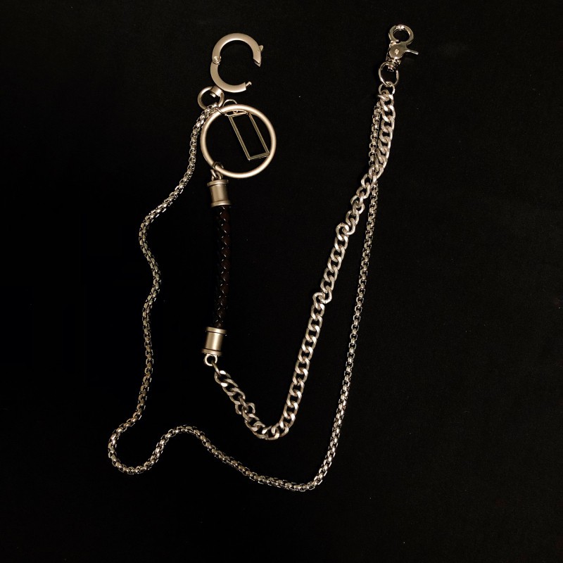 [Hàng Có Sẵn] Miễn Phí Giao Hàng Thật Quần Hip Hop Hai Lớp Dây Xích 1275 Phong Cách Harajuku Cho Nam Và Nữ