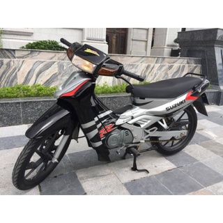 Tem suzuki satria 2000 xám đen