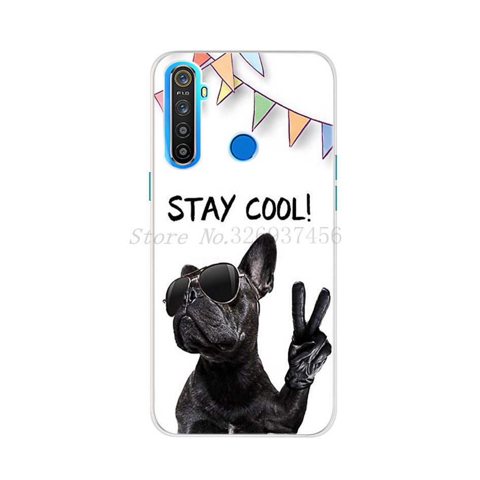 Ốp điện thoại silicone mềm in hình hoa dành cho Realme 5 5i 5s 6i Oppo Realme 5 Rmx1911 Realme5 Pro Rmx1971