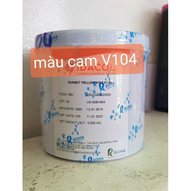 MÀU THỰC PHẨM DẠNG BỘT ROHA