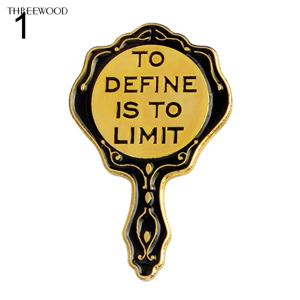 [Ready stock] Literature Jane Eyre Quote Am Bird Enamel Pin Jewelry