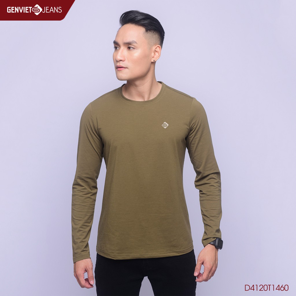 Áo thun dài tay Nam D4120T1460 GENVIET JEANS | BigBuy360 - bigbuy360.vn