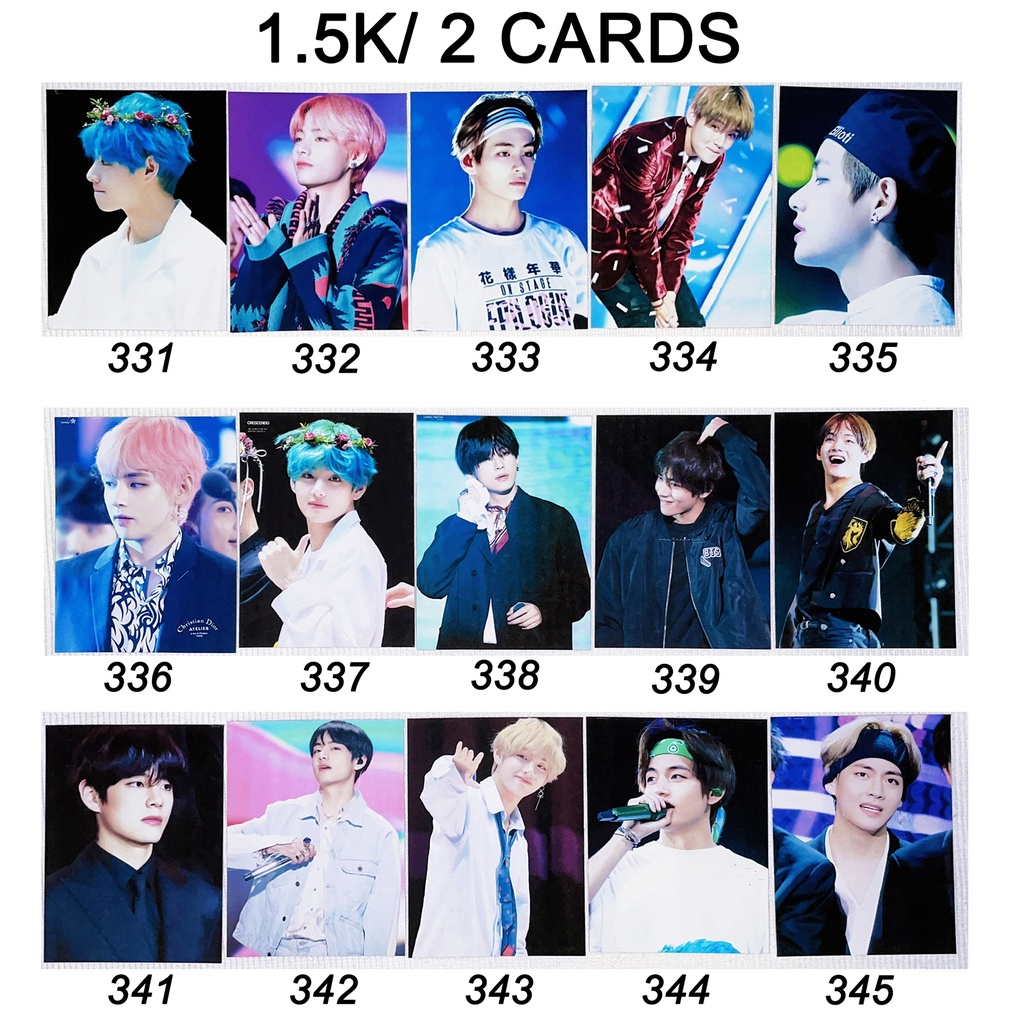 Sale set card hình của V BTS 3