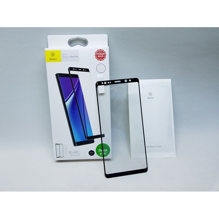 Kính cường lực Samsung Note 8 Baseus chính hãng full màn hình