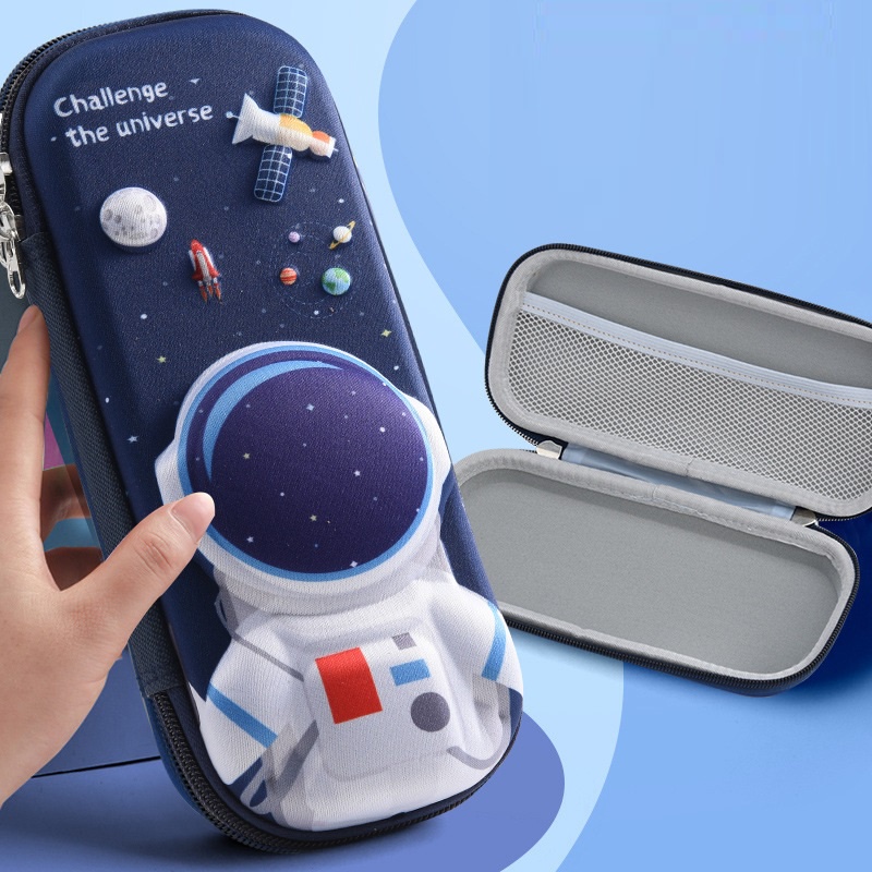 Hộp Bút 2 Ngăn Hoạt Hình 3D Cho Trẻ Mẫu Giáo Và Học Sinh Tiểu Học