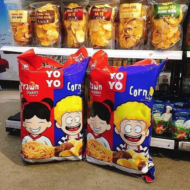 Bim bim khổng lồ Thái Lan Yoyo, snack thái 6 vị độc lạ 600gr - Tiểu Màn Thầu Store