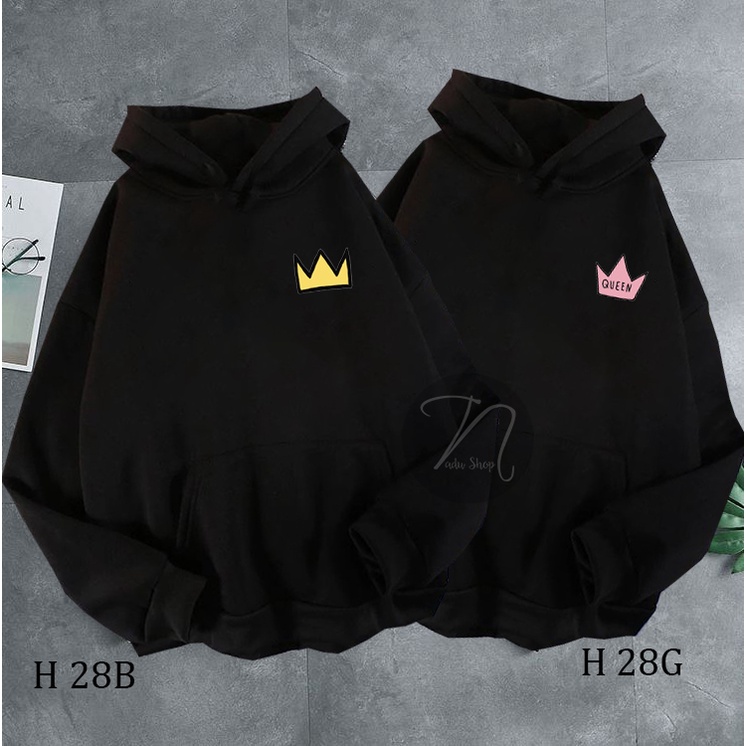 Áo Hoode 💖𝑭𝑹𝑬𝑬𝑺𝑯𝑰𝑷 💖 Áo Hoodie nỉ H28B vương niệm Vàng , H28G vương niệm Hồng