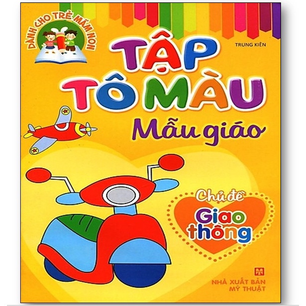 Sách - Combo Tập Tô Màu Mẫu Giáo ( Túi 8 Cuốn)
